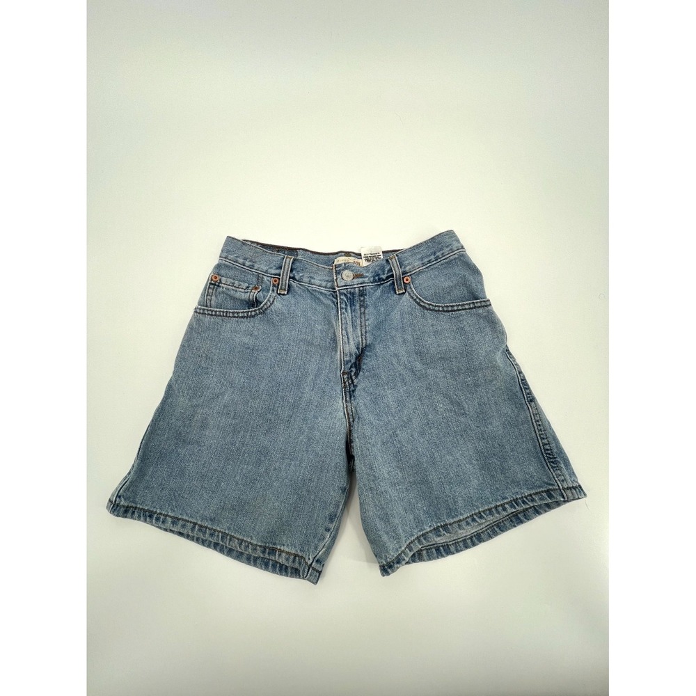 Y2K Vintage Levi's 550 Relaxed Fit Shorts Womens 8 Blue Denim Cotton Light Wash